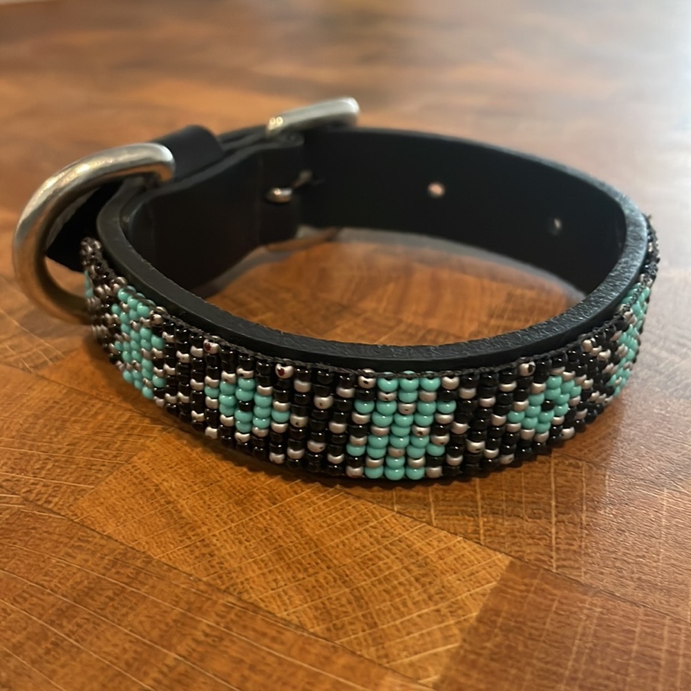 Turquoise Sambboho collar 8-10” made in Brazil